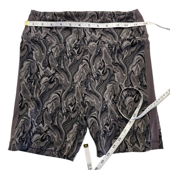 PINK VICTORIA'S SECRET 6" SOFT ULTIMATE HIGH WAIST BIKER SHORTS BLACK MARBLE - Picture 4 of 8